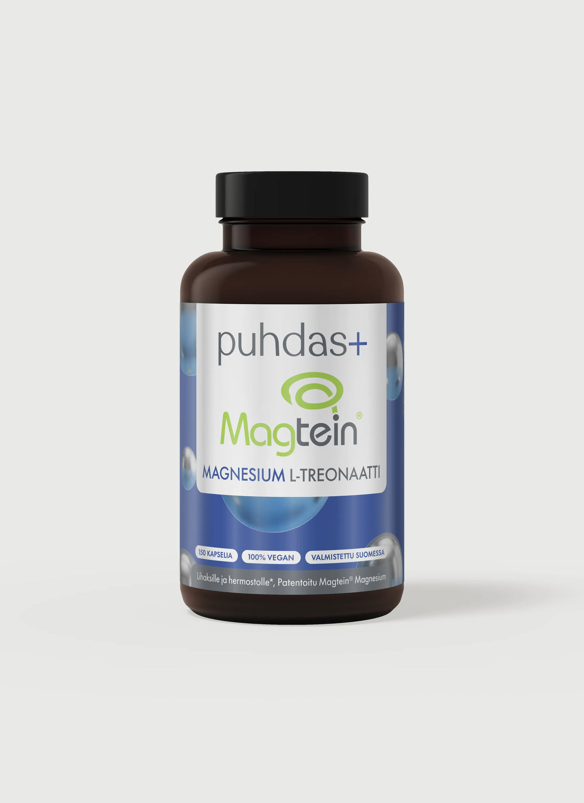 Puhdas+  Magtein® Magnesium L-Treonaatti 150 kaps