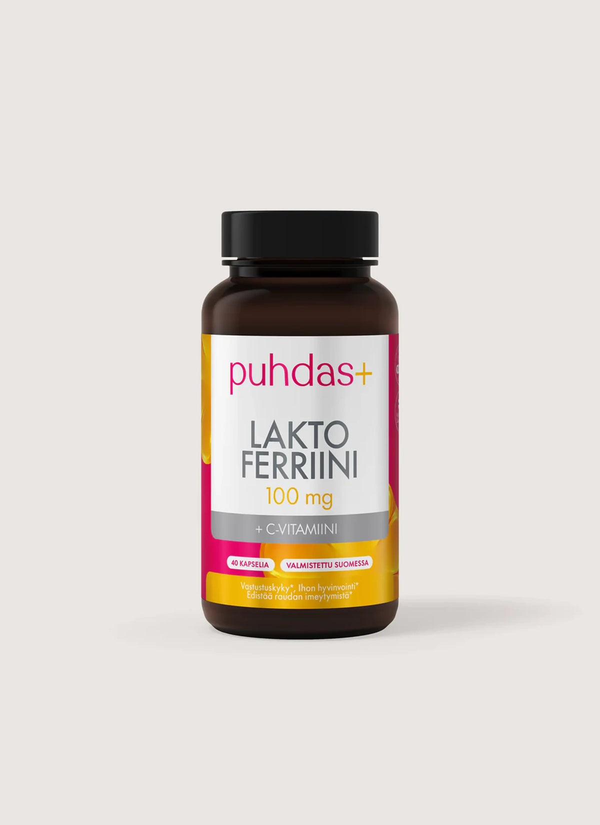 Laktoferriini + C-vitamiini 40 kaps