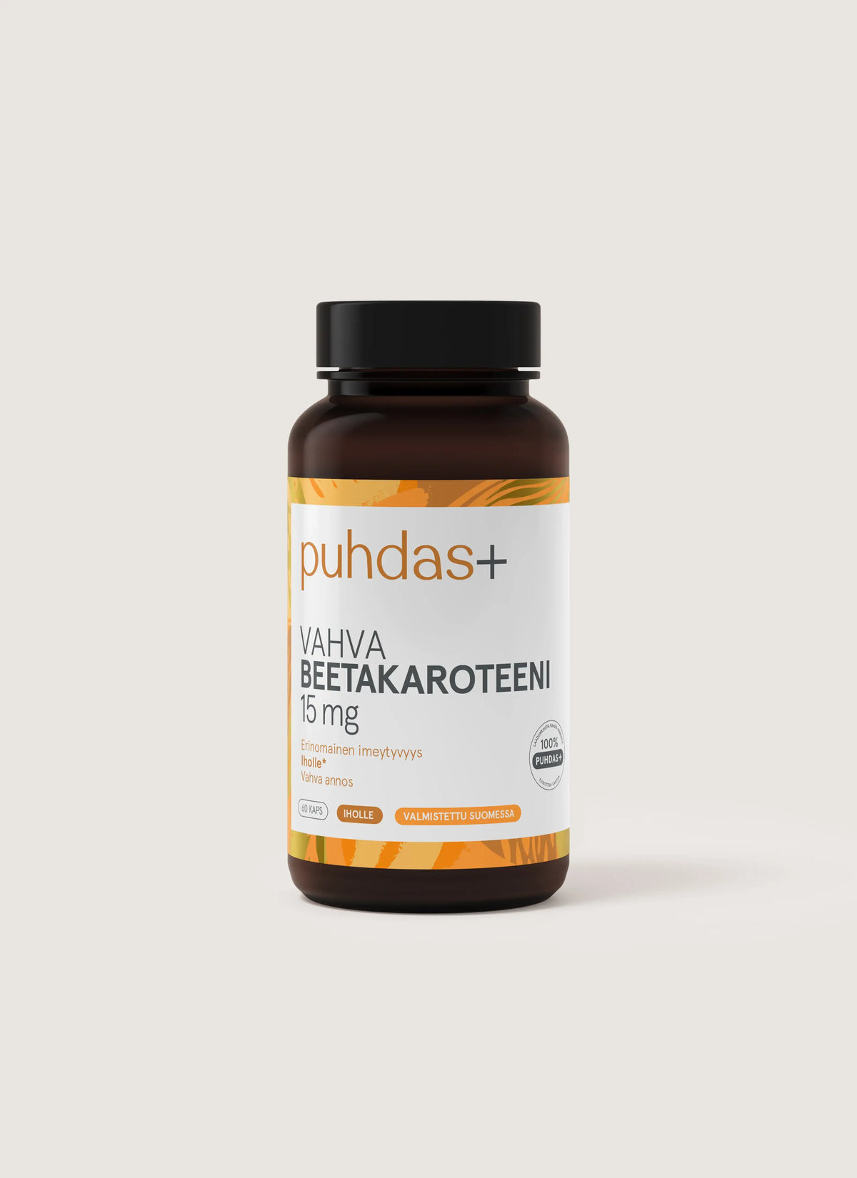 Vahva Beetakaroteeni 15 mg, 60 kaps