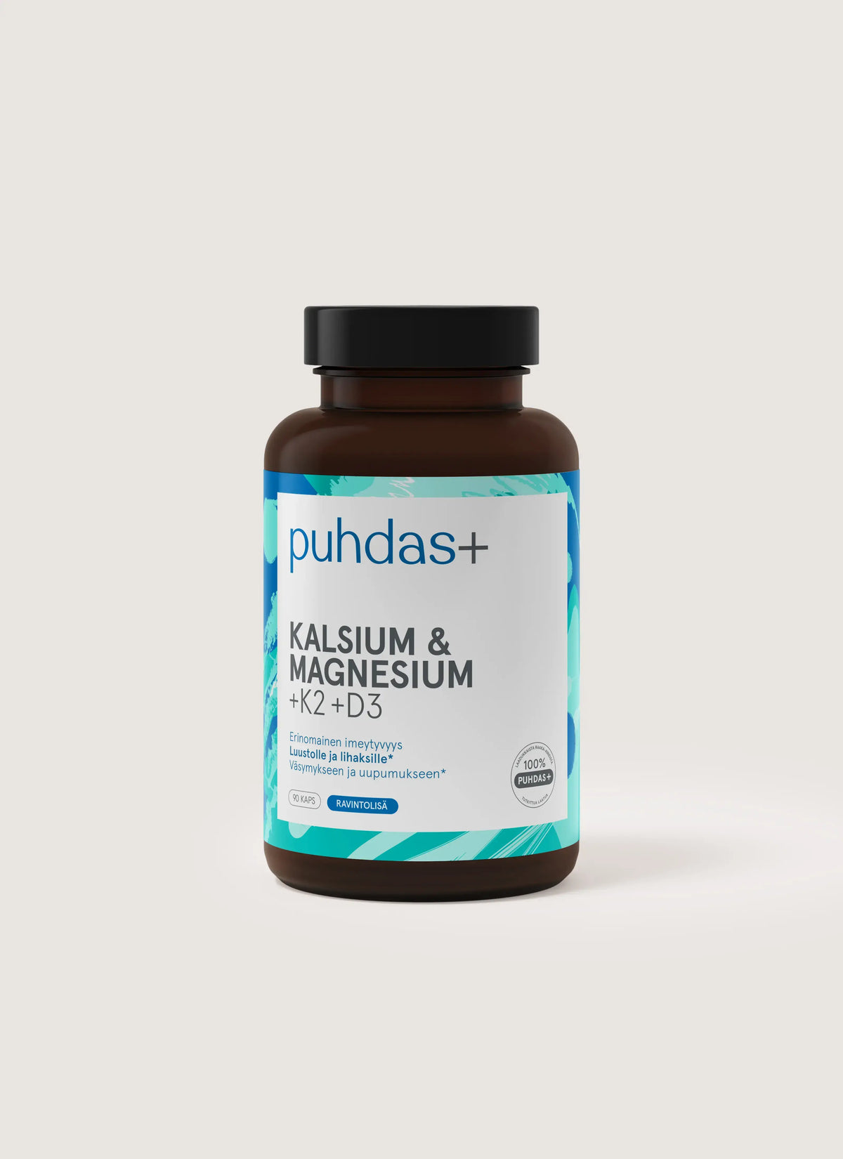 Kalsium & Magnesium +K2 +D3, 90 kaps