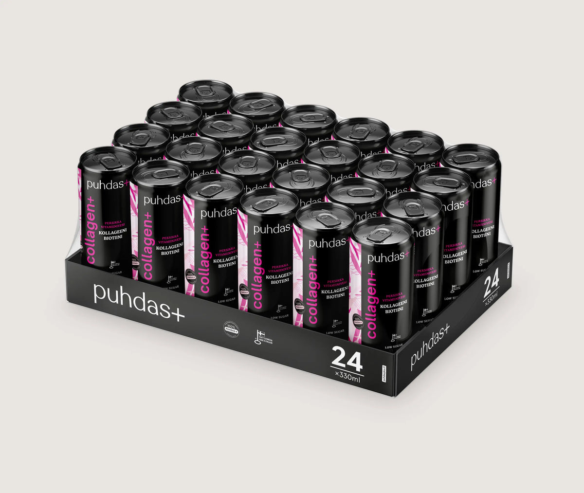 Collagen+ Vitamiinivesi 330 ml - 24 Pack