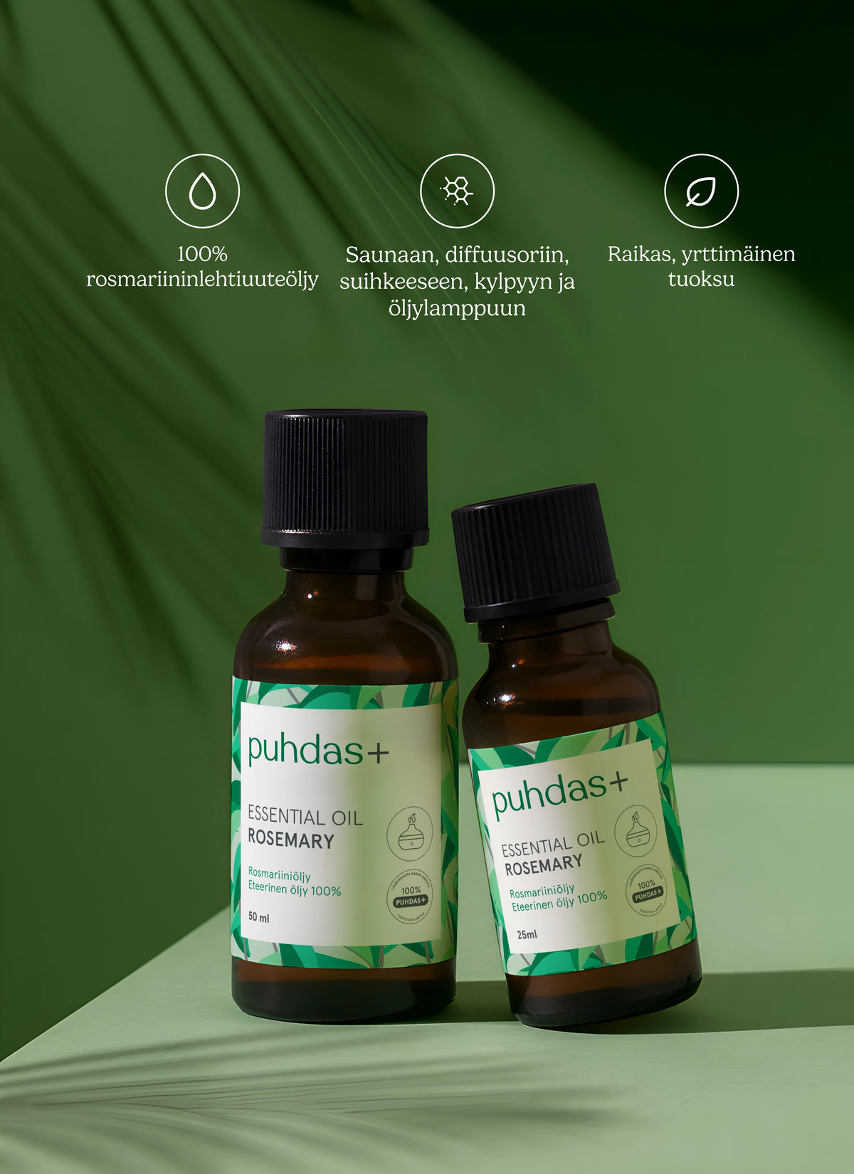 Eteerinen Rosmariiniöljy - Rosemary Oil