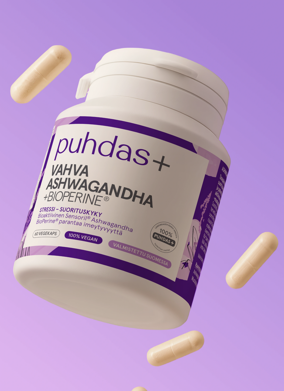 Puhdas+ Vahva Ashwagandha + Bioperine®