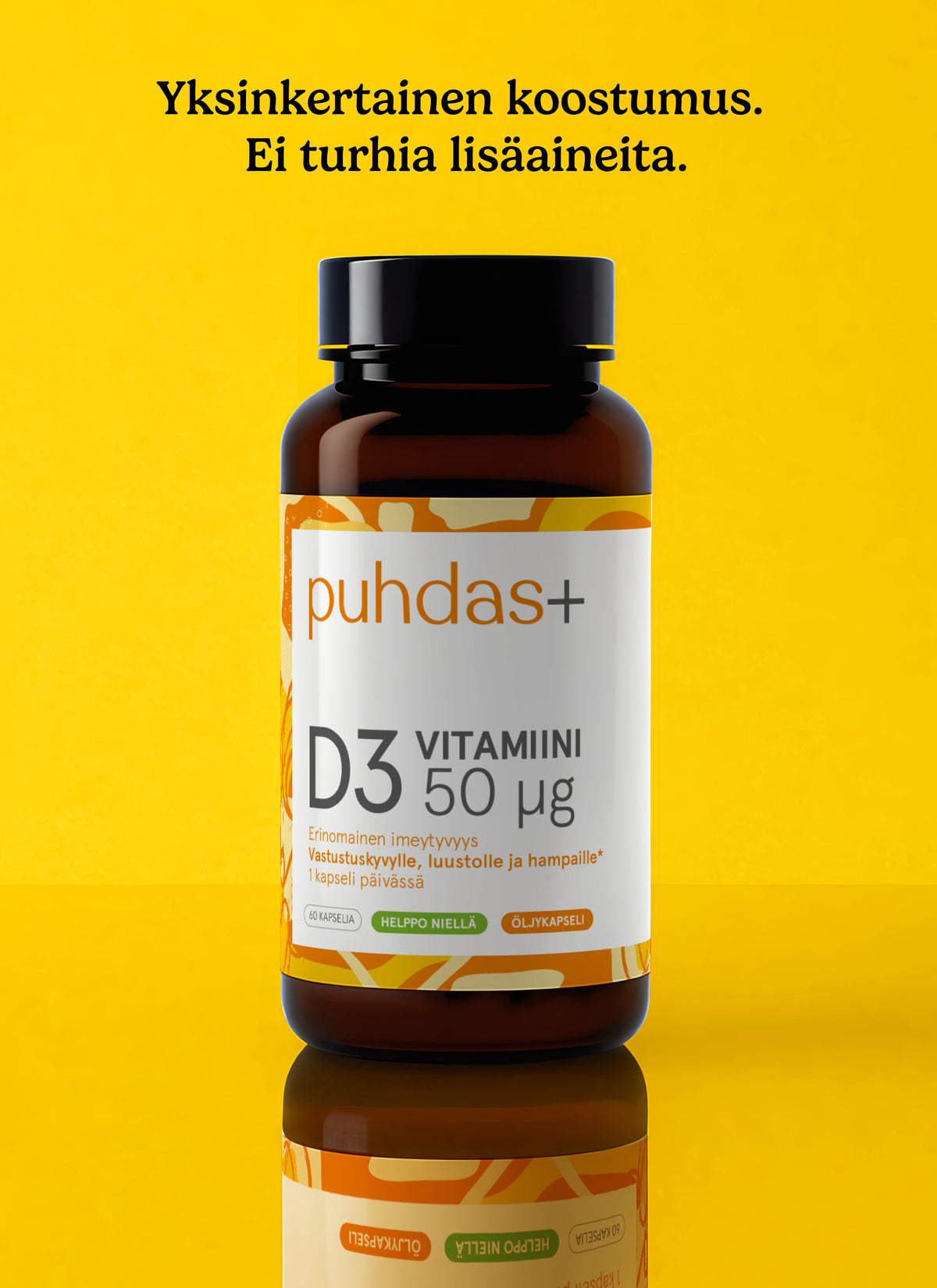 D3-vitamiini oliiviöljy 100 µg