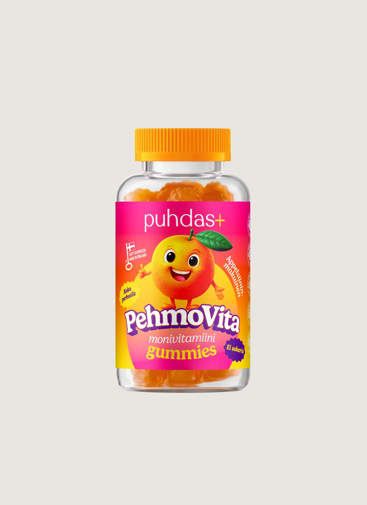 PehmoVita monivitamiini Appelsiini Gummies 75 kpl