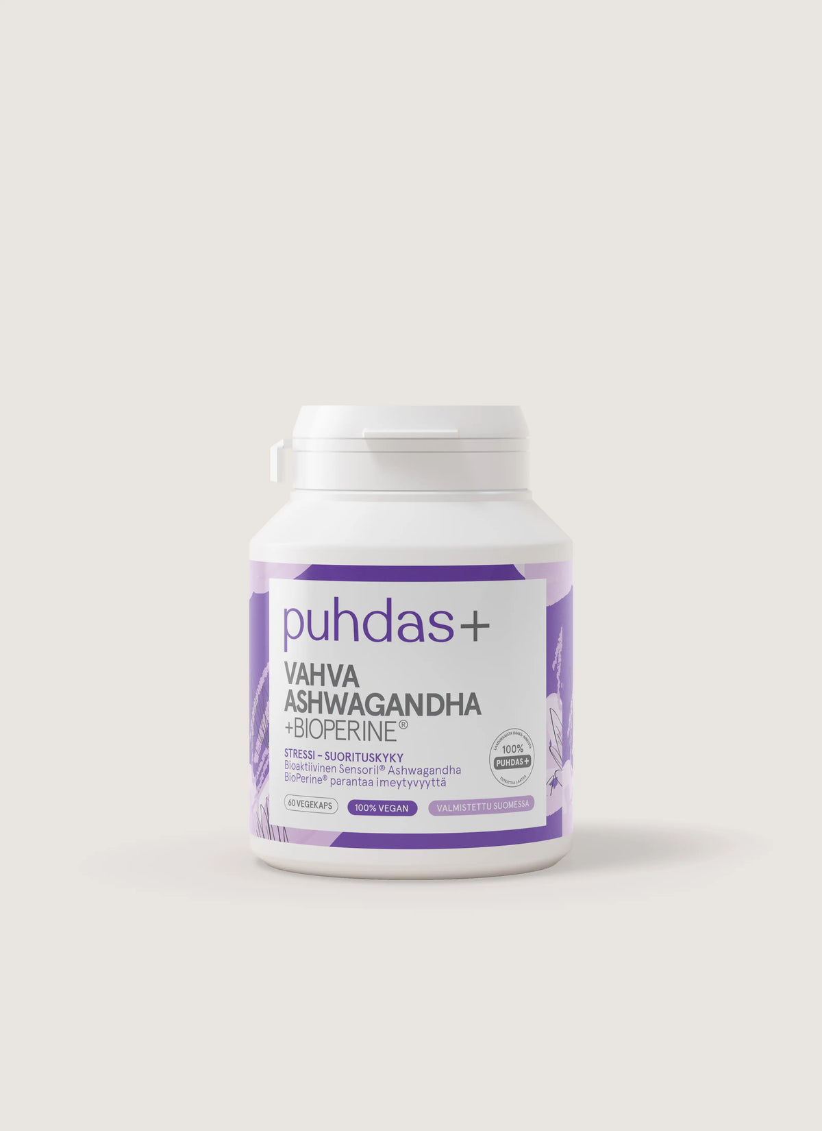 Puhdas+ Vahva Ashwagandha + Bioperine®